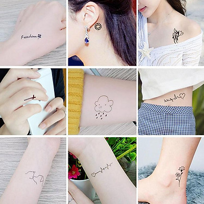 Hình Xăm Tạm Thời Chống Nước Hình Hoa Hồng Thời Trang Cho Nữ  Shopee Việt  Nam