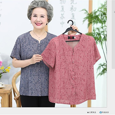 Mua Thời Trang Trung Niên Cho Bà - Bộ Đồ Mùa Hè Cho Người Cao Tuổi | Tiki