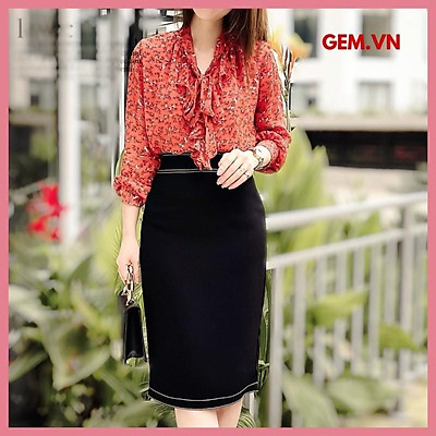 10 cách phối đồ cũng chân váy đỏ hợp thời trang và không bị dừ