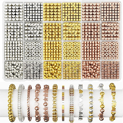 Mua 1740x Spacer Beads Decorative Squre Spacer Beads Handcrafted