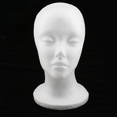 10x Styrofoam Foam Mannequin Head Display Head Model for Hairpiece f/ Salon