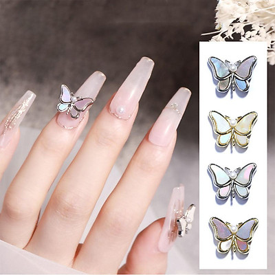Mua Manicure Decoration Fritillary Butterfly-shape Diamond Nail ...
