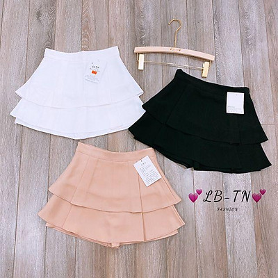 CHÂN VÁY XÒE 4 TẦNG XẾP LY THỜI TRANG CHÂN VÁY DÀI XẾP LY TIỂU THƯ PHONG  CÁCH HÀN QUỐC DỄ THƯƠNG  DMASTORE  Mochan