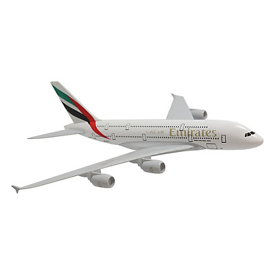 Mô hình máy bay lắp ráp có đèn led Emirates Airbus A380 47cm Everfly   HolCim  Kênh Xây Dựng Và Nội Thất