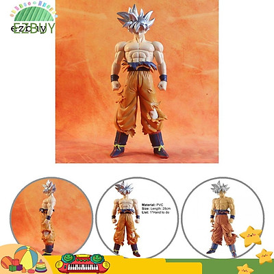 Dragon Ball Z Anime Goku Figure Doll Super Saiyan White Model Comic Color  Figure | Fruugo NO