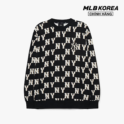 Áo MLB Dài Tay Cổ Tròn 3ATSB012450BKS Màu Đen #17 Áo MLB Dài Tay Cổ Tròn 3ATSB012450BKS Màu Đen