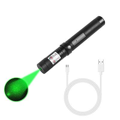 Mua Tactical laser 303 con trỏ công suất cao USB có thể sạc lại laser đèn  pin màu xanh lá cây/đỏ/xanh lam lazer con trỏ có thể điều chỉnh màu sắc: màu