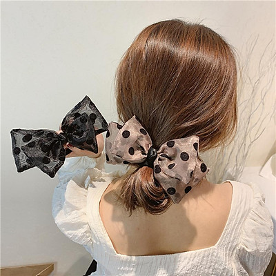 Big Bow Hair Barrette Clip Large Velvet Hair Bow Solid Color Bowknot With  Long Ribbon Fashion Hair Clip For Women Girls - Temu