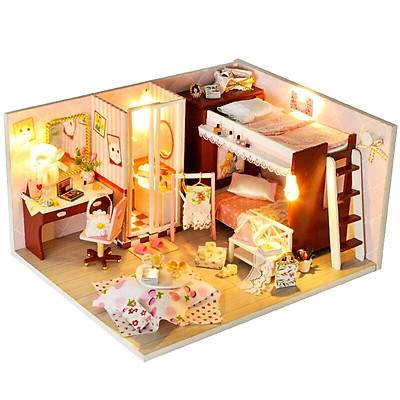 Đồ Chơi Mô Hình DIY Xóm Nhà Sàn  Thế Giới Tí Hon NS04
