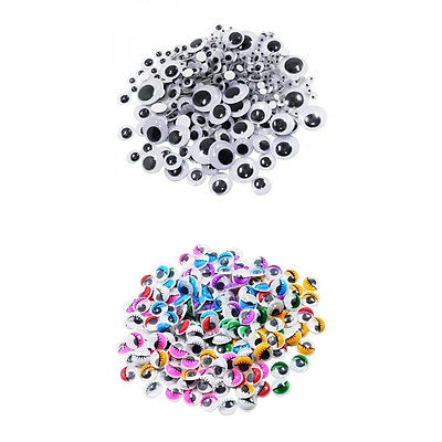 Mua 476 Piece Mixed Color Self Adhesive Sticky Wiggle Googly Eyes Assorted  Sizes for Kids Craft Scrapbooking tại Magideal