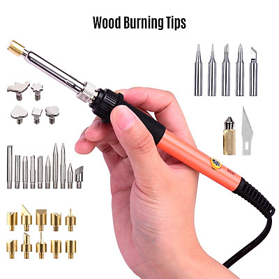 106Pcs Wood Burning Kit with Adjustable Temperature, Pyrography Wood  Burning Pen