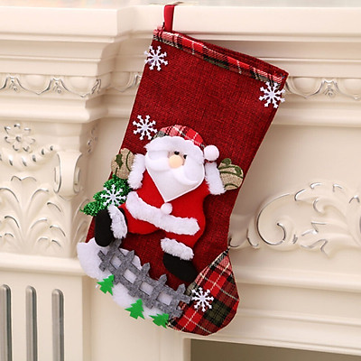 Mua Christmas Socks Linen Large Size Christmas Stocking Gift ...