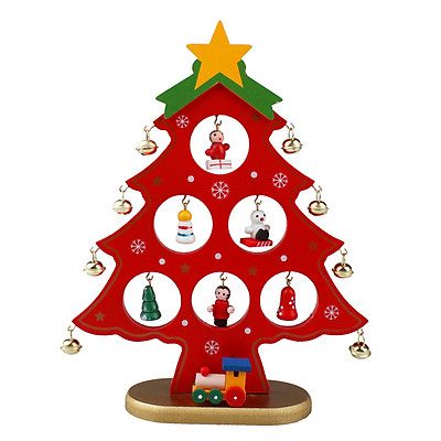 Mua DIY Christmas Ornament Wooden Christmas Tree Christmas Hanging ...