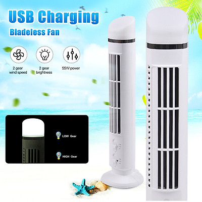 Mua USB Portable Mini Cooling Fan Bladeless Tower Fan With LED ...