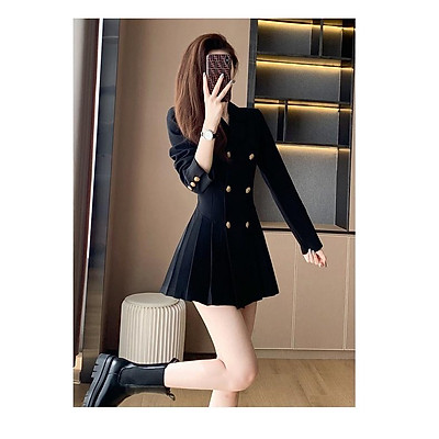 ĐẦM VEST TRẮNG ĐEN HÀNG THIẾT KẾ CAO CẤP ĐI TIỆC, CÔNG SỞ SANG TRỌNG |  Lazada.vn