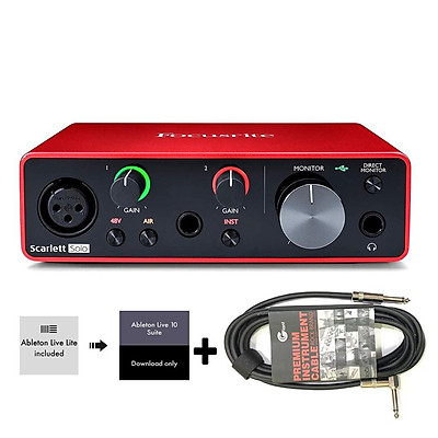 Mua Focusrite Scarlett Solo Gen 3 Sound Card Âm Thanh - Focus USB Audio  Interface SoundCard (3rd - Gen3) | Tiki