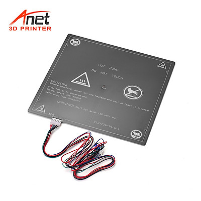 Mua Anet 12V 3D Printer Hot Bed Heating Platform Heatbed Aluminum 300 * 300  * 3mm with Hot-bed Wire Cord for Anet E12 3D | Tiki