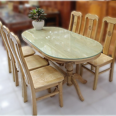 Mua Bàn Ghế Ăn Bầu Dục Gỗ Sồi Nga | Tiki Mua Bàn Ghế Ăn Bầu Dục Gỗ Sồi Nga | Tiki