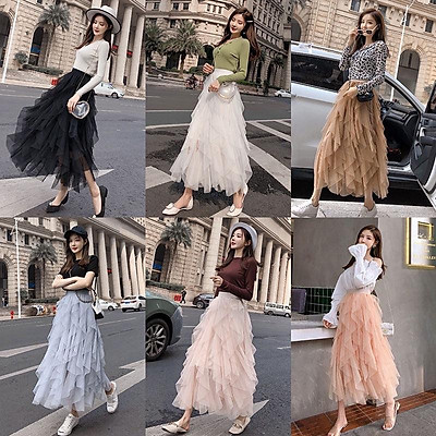 Mách bạn với hơn 70 chân váy voan công chúa siêu hot  Starkid