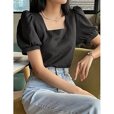 SƠ MI NỮ KIỂU CỔ VUÔNG HIỆN ĐẠI  Thời Trang Nữ