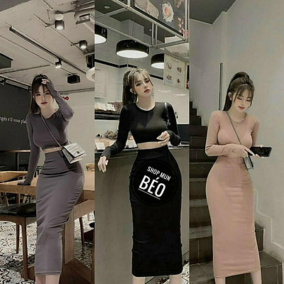 Lịch sử giá Set áo croptop tay phồng và Chân váy dài đính nút cập nhật  72023  BeeCost