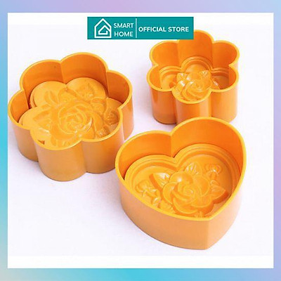 Hộp nhựa Trái Tim trong suốt làm bánh rau câu đựng bánh kẹo