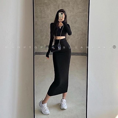 CHÂN VÁY VOAN KIỂU XOÈ DÀI CHÂN VÁY LƯNG THUN FORM 52KGpc  MixASale