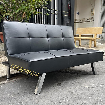 Mua Ghế Sofa Giường Mini 3 in 1 Bọc da màu Đen Chân Kim loại Tháo Lắp - Sô Pha Bed 1m2 - Simili đen tại Ghế Sofa Giường | Tiki Mua Ghế Sofa Giường Mini 3 In 1 Bọc Da Màu Đen Chân Kim Loại Tháo Lắp - Sô Pha Bed 1M2 - Simili Đen Tại Ghế Sofa Giường | Tiki
