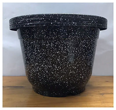 Mua 3 Chậu nhựa giả đá đen ATP 330x230 kích thước: 28,5x19cm trồng ...