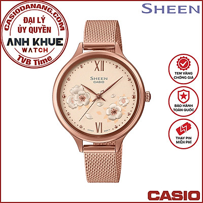 Đồng hồ Casio Sheen SHE-3042D-2AUDR chính hãng