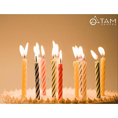Nến phụt sinh nhật dài 30cm gói 6 cây  PHÁO KHÓI MÀU
