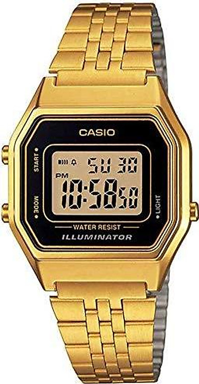 Mua Casio Ladies Mid-Size Gold Tone Digital Retro Watch LA-680WGA-1DF | Tiki Mua Casio Ladies Mid-Size Gold Tone Digital Retro Watch La-680Wga-1Df | Tiki