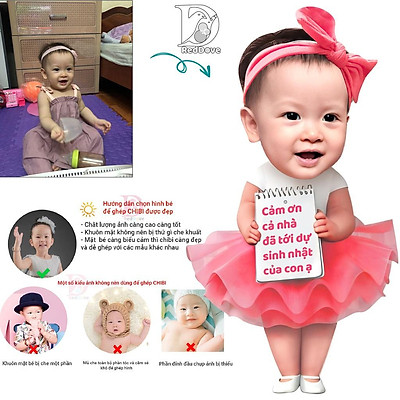 Chibi sinh nhật cho bé thiết kế chibi sinh nhật theo chủ đề  Decor  Birthday