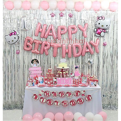 Bóng Bay Sinh Nhật Cho Bé  Bộ Bóng Trang Trí Chữ Happy Birthday