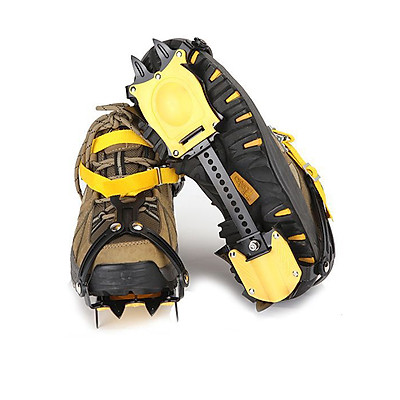 Steel Climbing Shoes Gear Ice Grippers Crampon Traction Device