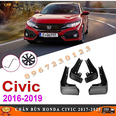 ĐUÔI GIÓ CÓ ĐÈN THEO XE HONDA CIVIC 2016  2017