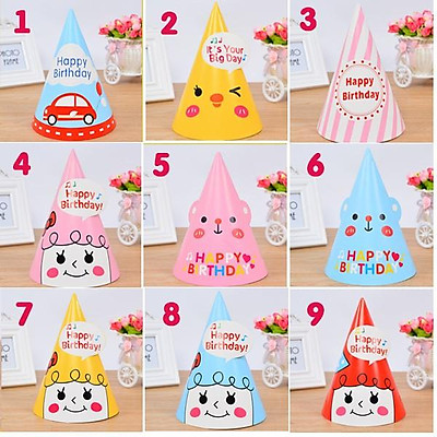 Mua Nón sinh nhật, mũ sinh nhật giấy cho bé - 7 tại StrawberryPartyStore | Tiki Mua Nón sinh nhật, mũ sinh nhật giấy cho bé - 7 tại StrawberryPartyStore | Tiki