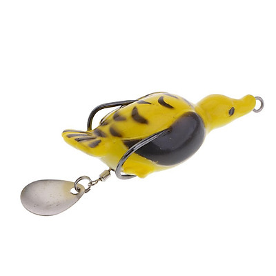 Mua 1 Piece 3D Eyes Little Duck Fishing Lure Crankbaits Strong Fish  Attracting Silicone 7cm/2.8inch - Yellow tại Magideal