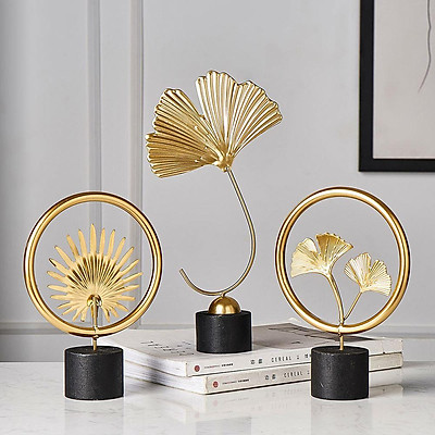 Mua Gold Palm Leaves Modern Plant Ornament Bedroom Home Decoration ...