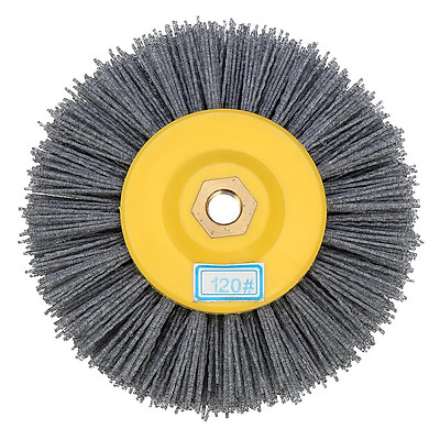 3 80 mm Wheel Brush Sisal / Horse Hair Brushes Grinding Head + 1/8 3 mm  Shank