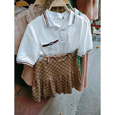 Chân váy xếp ly xòe Gucci  Bán buôn siêu rẻ