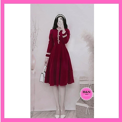 Giảm giá Đầm dự tiệc cưới sang chảnh váy nhung nữ thiết kế cao cấp  đầm  dự tiệc váy đi cưới chất nhung nhập hàn cao cấp  BeeCost