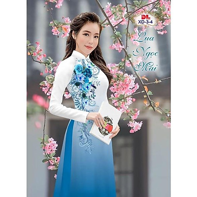 Mua Vải Áo Dài Hoa Hồng | Tiki