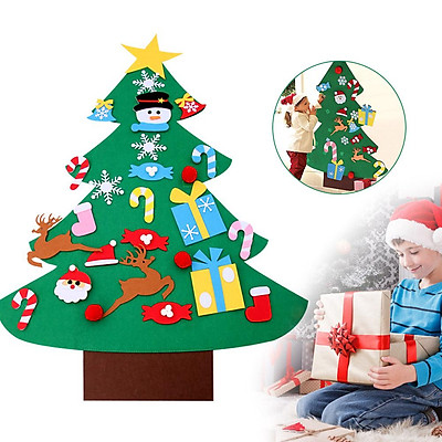 Mua 3ft DIY Felt Christmas Tree Set,DIY Christmas Tree for ...