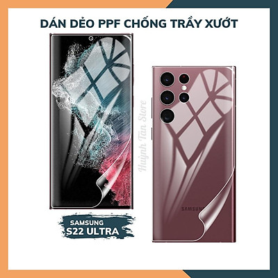 Dán mặt sau Galaxy S22 Ultra - PPF nhám mờ