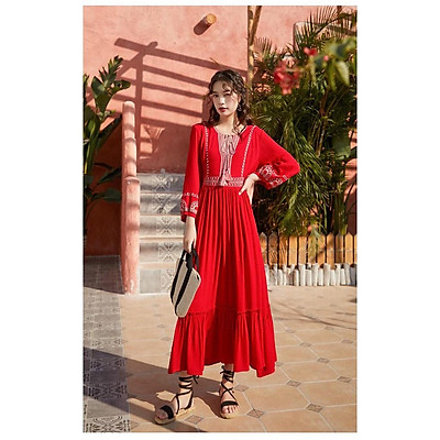 Tổng hợp Váy Boho Đỏ giá rẻ bán chạy tháng 72023  BeeCost