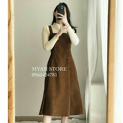 Váy yếm jean  mẫu váy hack tuổi mà nàng không nên bỏ lỡ  IVY moda
