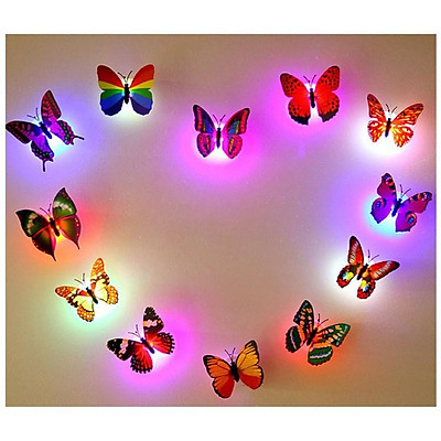 Mua Combo 15 Đèn LED hình con bướm xinh xắn | Tiki Mua Combo 15 Đèn Led Hình Con Bướm Xinh Xắn | Tiki