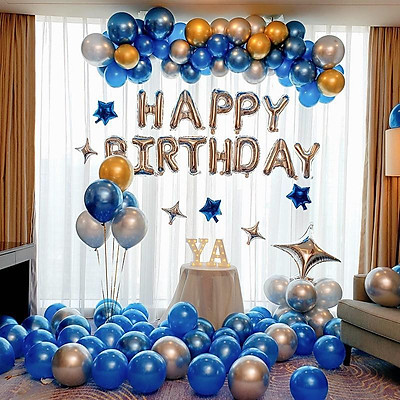 Mua Combo bong bóng siêu nhũ trang trí sinh nhật happy birthday ...