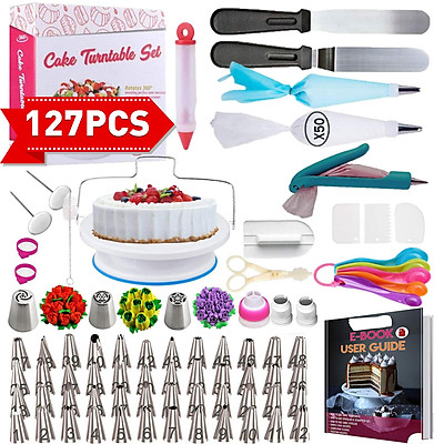 Amazon.com: Cake Decorating Pen Tool Kit, Dfinego Pastry Icing Piping Tips DIY  Cake Deco Tools Kit, 1 Pastry Icing Pen With 4 Nibs, 4 Nozzles Decorative  Bag, 2 Coupler, Total 11Pcs for